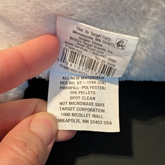 Pillowfort Polar Bear Weighted Anxiety Plush Stuffed Target Sensory Toy - Picture 3 of 4